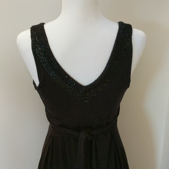 Compagnia Italiana Black Beaded Evening Dress - Picture 7 of 8